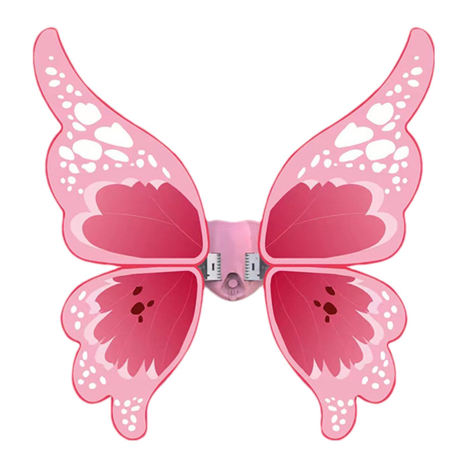 Amazon.co.jp: 電動蝶の羽 | 電気パタパタ光る女の子のためのエルフの